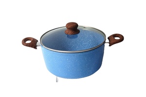 Durable Granite Coated All Aluminum Non-Stick Kitchenware <strong>Set</strong> Classic Design for Home Cooking and Camping - Product Image 5