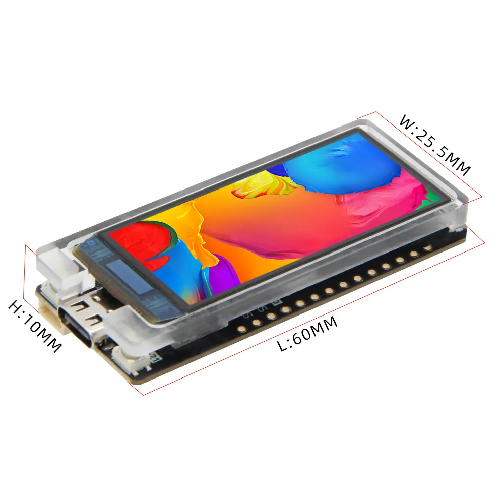 LILYGO T-Display-S3 AMOLED ESP32-S3 1.9 인치 RM67162 AMOLED 디스플레이 개발 보드 OLED WIFI 블루투스 5.0 무선 모듈