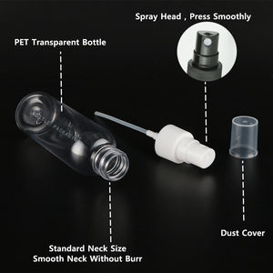 En ucuz beyaz temizle minik Mini 80ml 100ml ton parfüm sprey şişe kozmetik ambalaj için süper ince sis sprey şişe - Product Image 6