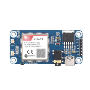 Модуль <span class=keywords><strong>Raspberry</strong></span> <span class=keywords><strong>Pi</strong></span> A7670E Cat-1/2G доступ в Интернет GSM/GPRS/GNSS, плата расширения позиционирования, Модули драйвера питания <span class=keywords><strong>Raspberry</strong></span> <span class=keywords><strong>Pi</strong></span> - Product Image 1