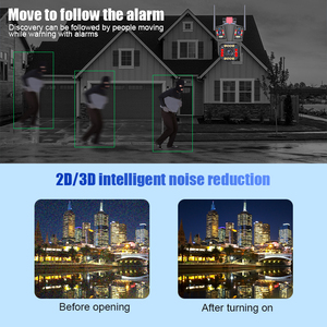 กล้องวงจรปิดกลางแจ้ง Wi-Fi ไร้สาย4K ระบบกล้องวงจรปิด3เลนส์10x ซูมออปติคอล PTZ - Product Image 4