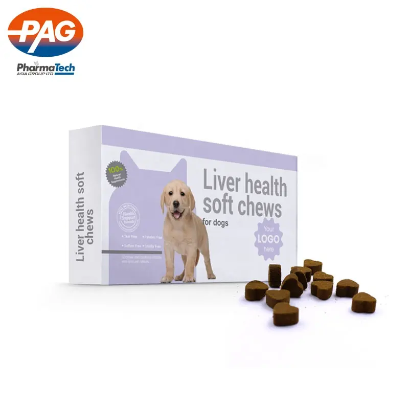 ペットの犬のヘルスケア製品は、乾燥した肝臓の犬がソフトチューを扱います