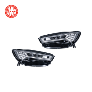 CZJF <strong>LED</strong> Head Lamp for AUDI A6 C8 Headlight for A6 2012 2013-2015 Does Not Come With Follow up Upgrades for Audi C8 Five Bars - Product Image 2