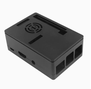 Raspberry Pi 4 case Generation 4B Estuche de disipación de calor con pantalla Raspberry Pi 3B +/4B Caja de disipación de calor de plástico ABS
