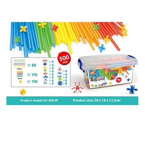 Fabrika doğrudan toptan sınır ötesi 4D yapı taşları Unisex eğitici saman oyuncaklar bebekler için yaş 5 7 DIY Model ölçeği 1:32 - Product Image 5