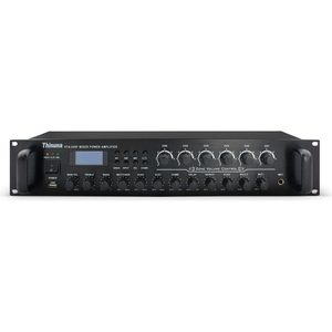 Thinuna VTA II Series 6-<strong>zone</strong> <strong>Mixer</strong> Amplifier Volume Control 240W 360W 480W <strong>Mixer</strong> Power Amplifier with Bluetooth USB and Tuner - Product Image 1