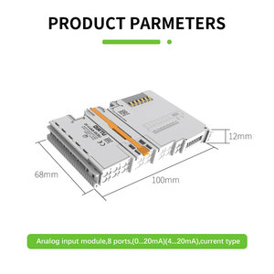 <strong>PLC</strong> <strong>Analog</strong> <strong>Input</strong> IO <strong>Module</strong> IP20 Distributed Bus System Support 8 <strong>Modules</strong> Current Type