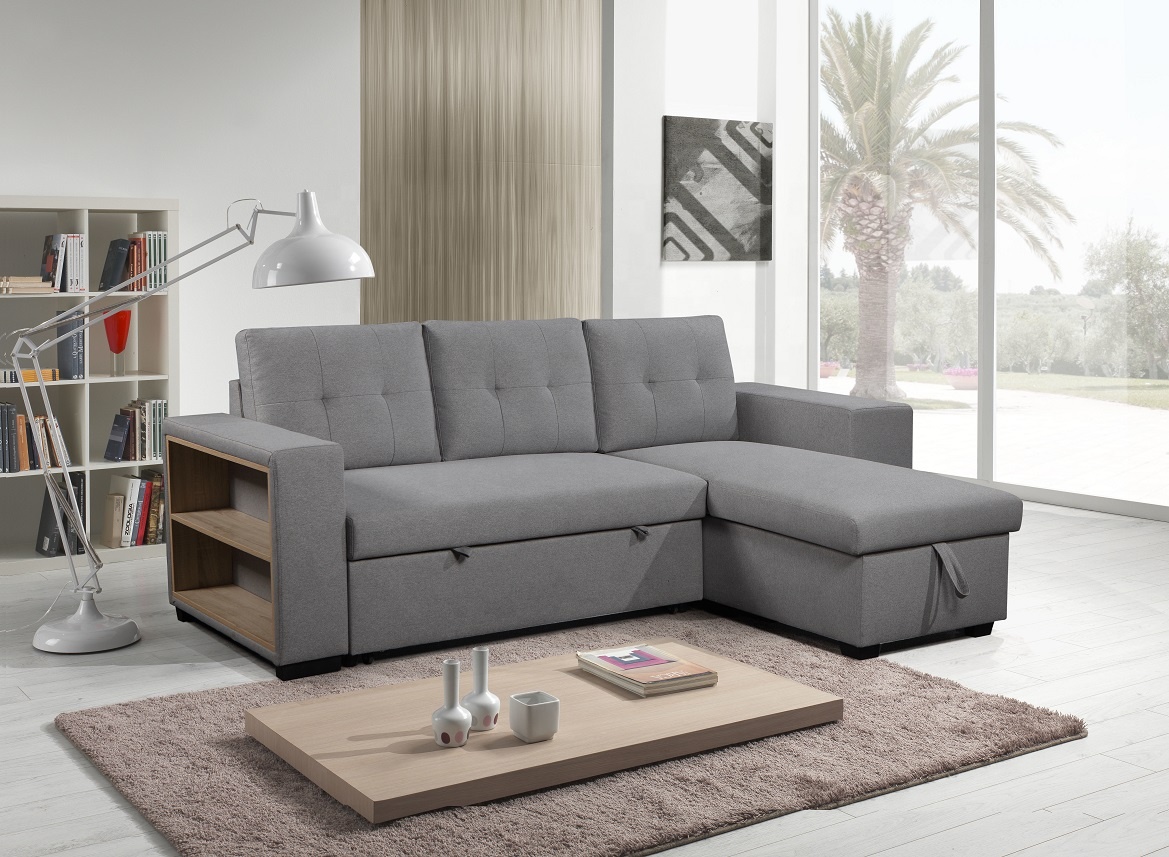 Wholesale price sectional sofa couch living room sofa furniture with multifunction bed furniture
