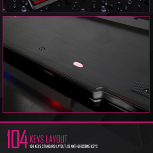Teclado de ordenador de colores RGB, novedad de 2020, Teclado mecánico para juegos