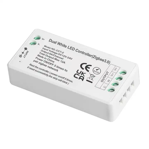 DC 12V-24V Tuya Zigbee 3,0 контроллер CCT-Z диммер для двойной белой светодиодной ленты 2700K-6500K ome освещения - Product Image 3