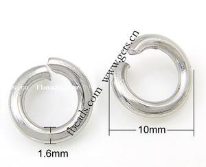 新款不锈钢开口跳环316甜甜圈原色珠宝发现10x10x1.6毫米2217件/公斤