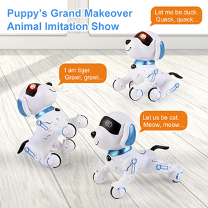 New ABS Plastic AI Smart Remote Control Robot Dogs Toys Intelligent <strong>Programming</strong> Walking Dancing Light Educational Music RC Dog - Product Image 2