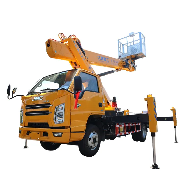 Nova Cherry Picker (Euro 3 para Euro 6) DFL 6 Rodas Hidráulica Bucket Truck 27M Plataformas Aéreas de Trabalho