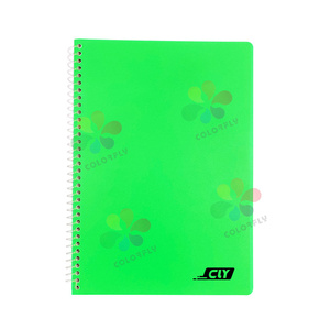 PP Cover <strong>Corner</strong> <strong>Rounded</strong> Paper Spiral <strong>Notebook</strong> Custom Printing School University College Campus <strong>Notebook</strong> - Product Image 1