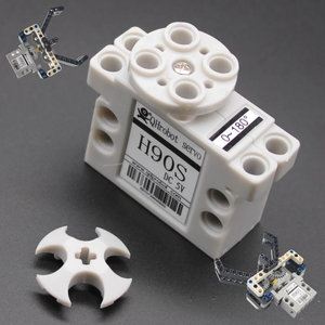DC 5V Roboter Programmier bares Servo Metall getriebe H90S Elektrische Bausteine Rad Für Arduino IDE ESP8266/ESP32 Scratch Mixly Python