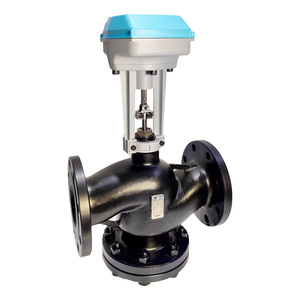 1/2'-8' 4-20mA Cast Iron <strong>Electric</strong> Regulating <strong>Valve</strong> Linear Actuator Control <strong>Valve</strong> Flange Power-off Reset <strong>PN16</strong> - Product Image 5