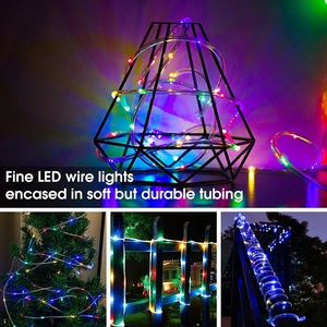 200 LED Outdoor <strong>String</strong> Fairy <strong>Lights</strong> 22m USB Powered Coloured LightsTimer/<strong>Remote</strong> Control/8 Modes IP65 Waterproof Outdoorfor Decor - Product Image 4