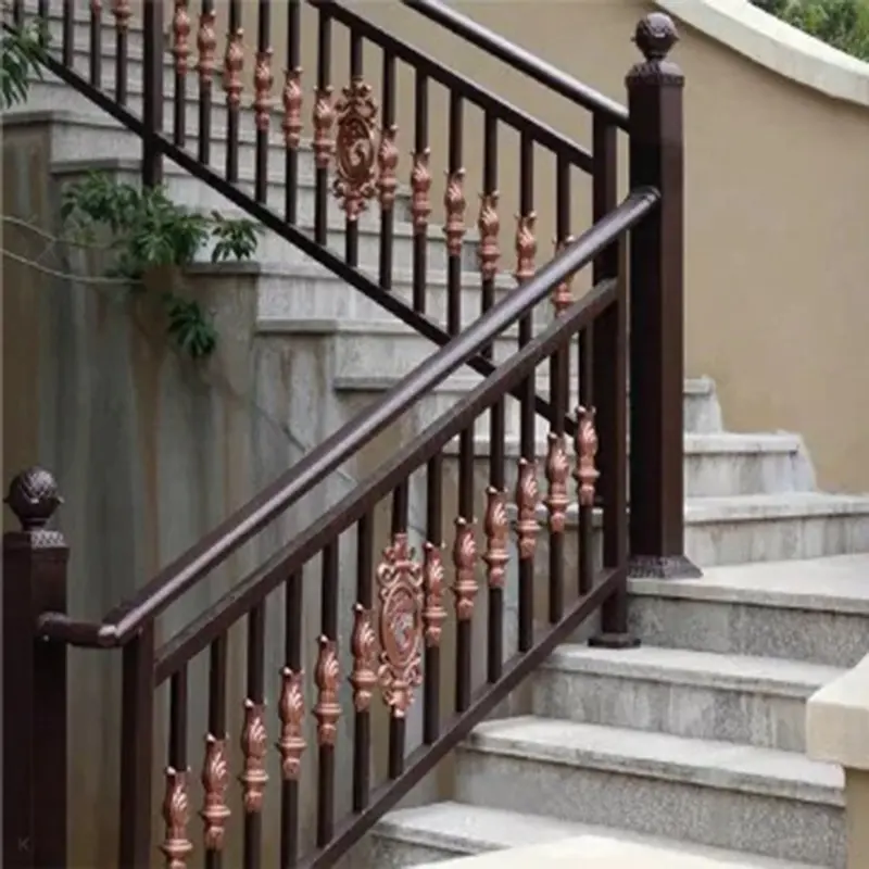 Rambarde de villa en alliage d'aluminium, colonne de haute qualité, clôture duplex, plate-forme de clôture, balcon, Balustrade d'escalier