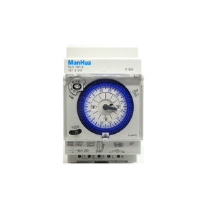 Manhua SUL181d interruttore orario programmabile 24 ore con 110VAC 220VAC 16A 15 minuti intervallo 96 ON/OFF 3 moduli meccanici A - Product Image 1