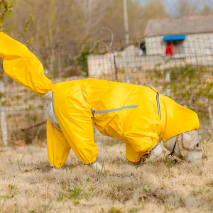 全盖狗雨衣，带尾巴保护器大狗夹克，适用于金毛猎犬、边境牧羊犬、阿拉斯加雪橇犬 - Product Image 6