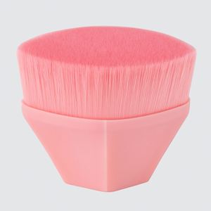 Mauri kısa kolu düz kalın fırçalar makyaj için çok makyaj araçları tek boyutu sihirli No.55 sıvı altıgen fondöten fırça - Product Image 2
