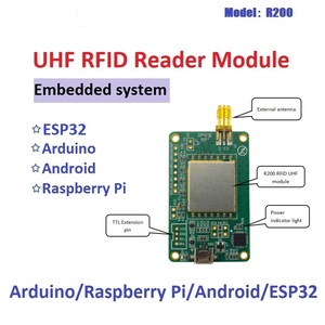 Módulo lector RFID UHF R200 con interfaz Micro USB y TTL UART | Lector RFID de largo alcance para Raspberry Pi y sistemas integrados