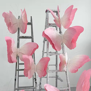 Bướm khổng lồ giả bằng giấy tự đứng, phổ biến dùng làm phông nền sự kiện, đám cưới, trang trí tiệc, trưng bày cửa sổ - Product Image 3