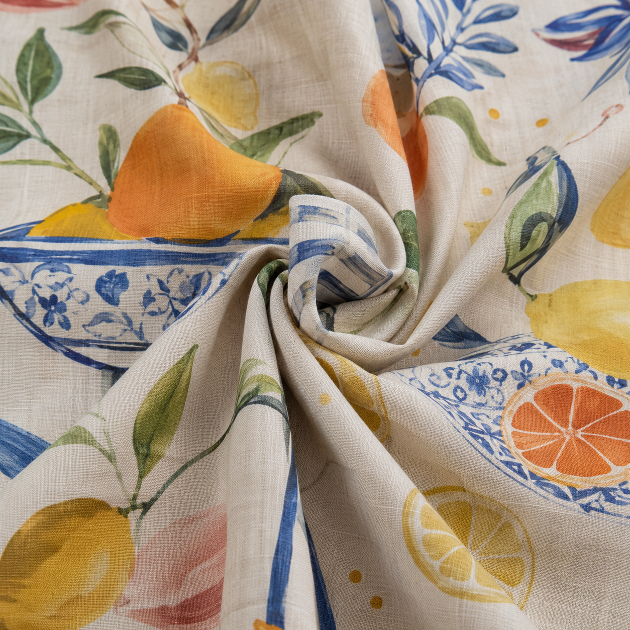 Linen Viscose Blend Fabric