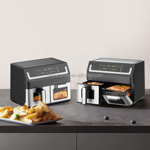 EFORU Smart Digital <strong>Control</strong> Air Fryer Oven Large Capacity <strong>Without</strong> Oil 10L Dual Basket Multi-function Electric Air Fryer - Product Image 6