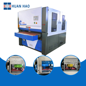 Aluminium Alloy Stainless Steel Sheet Edge <strong>Chamfering</strong> Grinding Polishing Deburring Machine For Metal Plate Burrs Removal