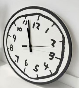 Horloge en diatomite naturelle écologique pour la décoration intérieure Caractéristiques d'absorption d'humidité pour la chambre et le salon - Product Image 1