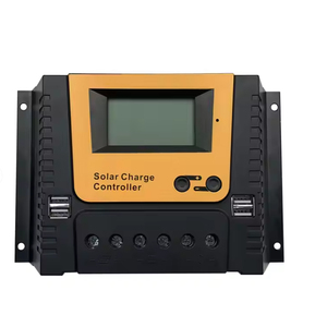 Controlador de Panel Solar Inteligente, Controlador de Carga Solar PWM Manual, Bombilla de Salida de 24V, 12V CC, 10A, 20A, 30A - Product Image 1