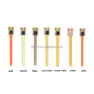 ขั้วบวกและแคโทดปลายเดียวกันสีแดงสีเขียวสีฟ้าสีเหลืองสีชมพูอบอุ่น/เย็นสีขาวไฟ LED ไฟส่องดาวตกไฟ3V สำหรับ S14หลอดไฟ ST64 - Product Image 1