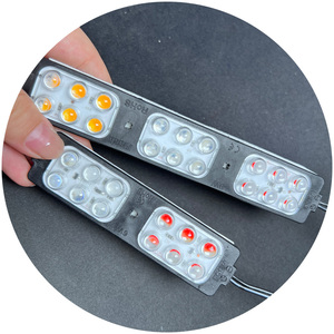 LEDモジュール12v高輝度LEDレッド + ブルーフラッシュ100x 26mmカーサイドライト12v 24vバースト点滅LEDモジュールライト - Product Image 6