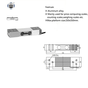 Célula de carga de un solo punto 200 kg Célula de carga del sensor de pesaje para báscula de restaurante inteligente - Product Image 2