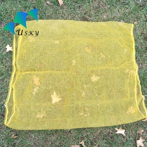 Sacchetto della maglia di protezione della frutta della rete della palma della data della copertura della frutta del <span class=keywords><strong>pe</strong></span> verde del monofilamento