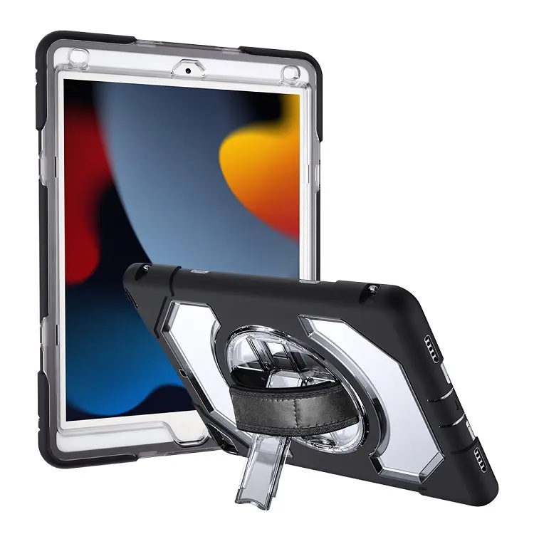 102 इंच कस्टम बीहड़ स्मार्ट iPad 10.2 9th पीढ़ी गोली मामले को कवर के लिए प्रकरण खड़े हो जाओ