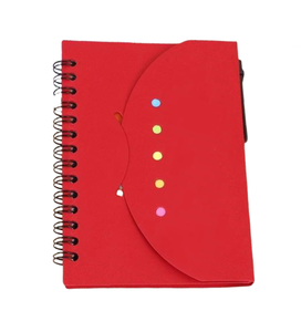 Bloc de notas impreso personalizado Bloc de notas Logotipo personalizado Notas adhesivas Cuaderno ecológico con bolígrafo - Product Image 3
