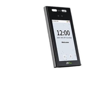 Controllo di accesso biometrico di riconoscimento facciale dinamico e dispositivo di registrazione del tempo Zk Iface terminale di luce visibile