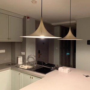 13.8-inch Denmark Cream Chandelier <strong>Light</strong> Modern Simple Ceramic Table Dining Room <strong>Light</strong> Luxury Horn Dining Room Lighting - Product Image 4