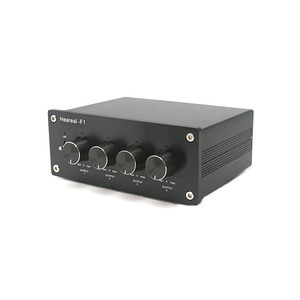 Conmutador de transferencia de Audio sin pérdidas, conmutador de señal estéreo, Selector separador, 1 entrada, 4 salidas