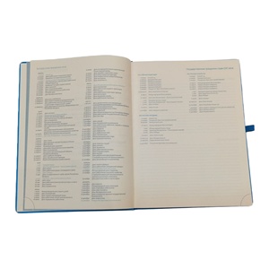 A4 a5 a6 logo personalizzato plain note book custom con copertina rigida in rilievo - Product Image 4