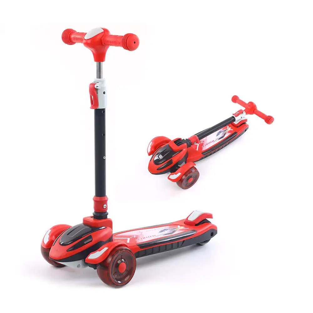 Детский скутер оптом, 2-14 дюймов, утолщенный скейтборд для мальчиков и девочек, 3 колеса, скутер, детский складной скутер