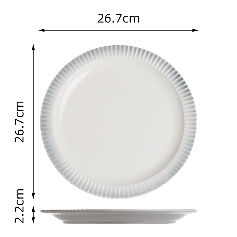 Grande assiette ronde