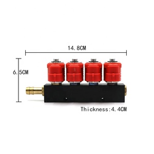 High Quality <strong>Sequential</strong> <strong>Injection</strong> <strong>System</strong> 4 Cyl CNG LPG Common Injector Rail for Cars