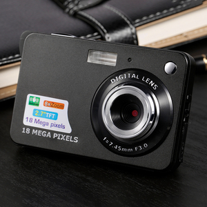 18 MP 2.7นิ้วบางราคาถูกดิจิตอลซูมมินิขนาดกะทัดรัดกล้องดิจิตอล,ป้องกันการสั่นสะเทือนและตาแดง - Product Image 4