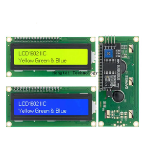 LCD1602 1602 LCD 5V-Modul Blau/Gelber Bildschirm Grüner Bildschirm 16x2 Zeichen LCD-Anzeige PCF8574 IIC I2C-Schnittstelle 5V