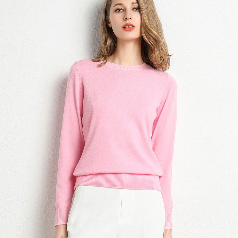 Round-neck and pink