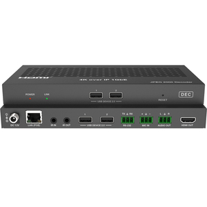 Decodificador 4k HDMI sobre IP, con procesamiento de vídeo en pared - Product Image 1