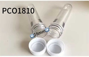 Toptan fabrika fiyat 28mm Pco1810 Mineral su suyu süt şişesi için 1810 plastik Pet Preform - Product Image 2